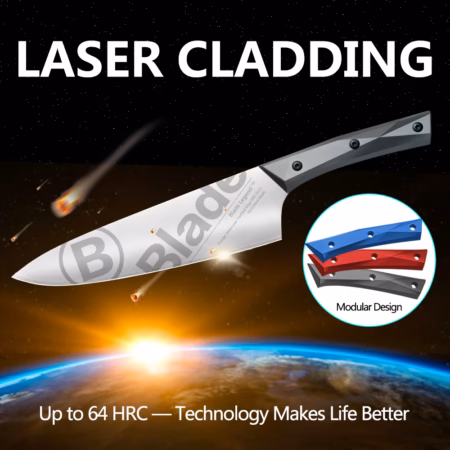 Blade Legend Klyra: New Tech Laser cladding kitchen knife